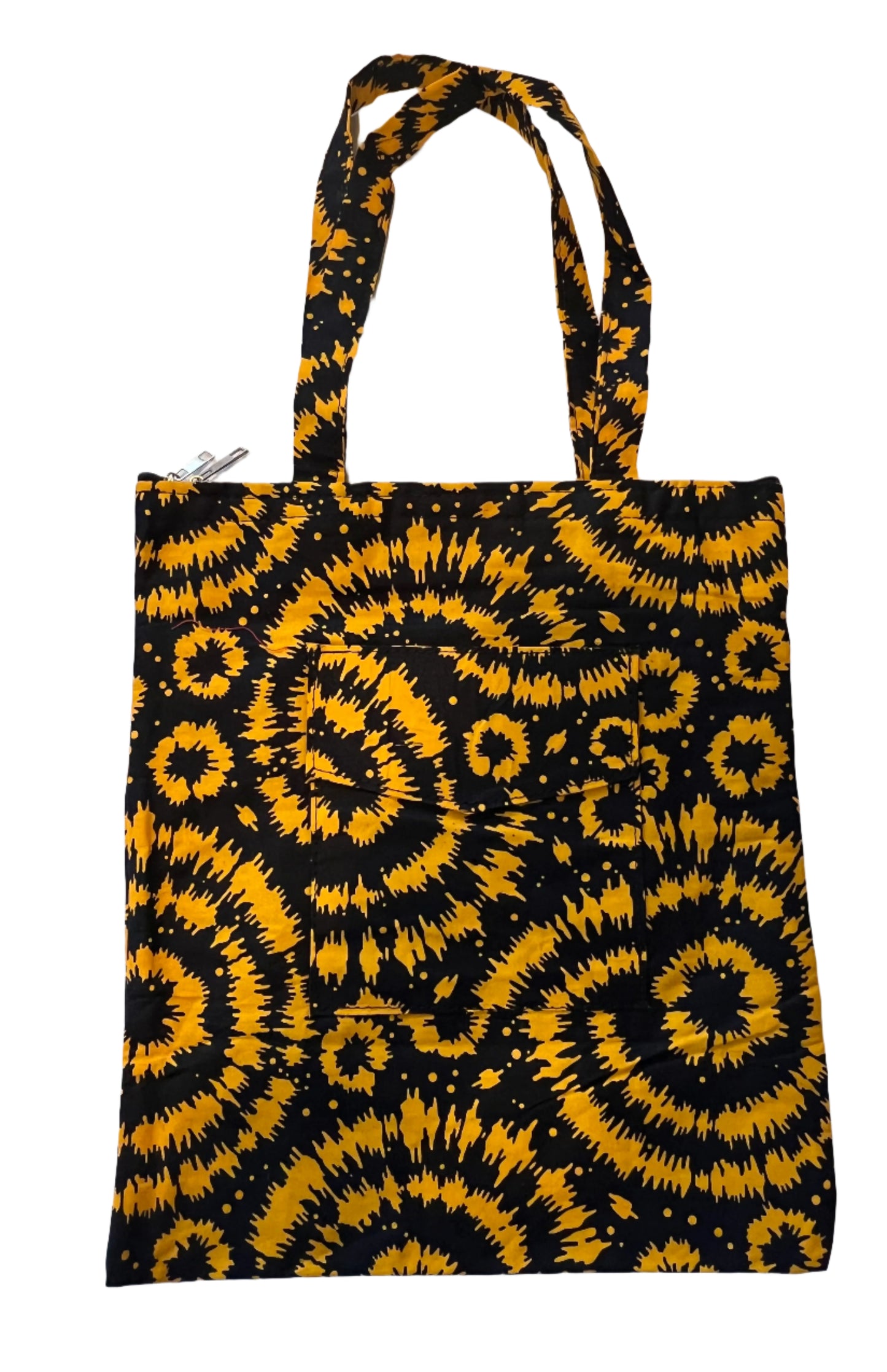 Yellow and Black Tote Bag