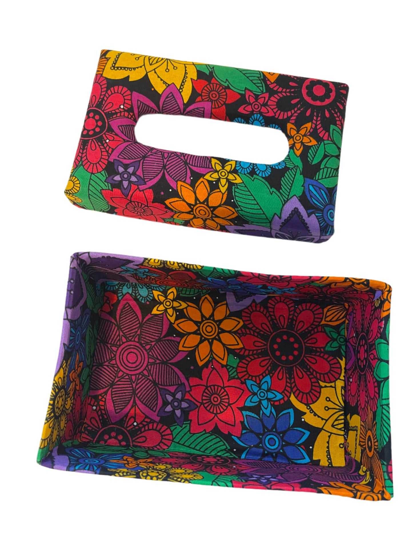 African print Tissue Box
