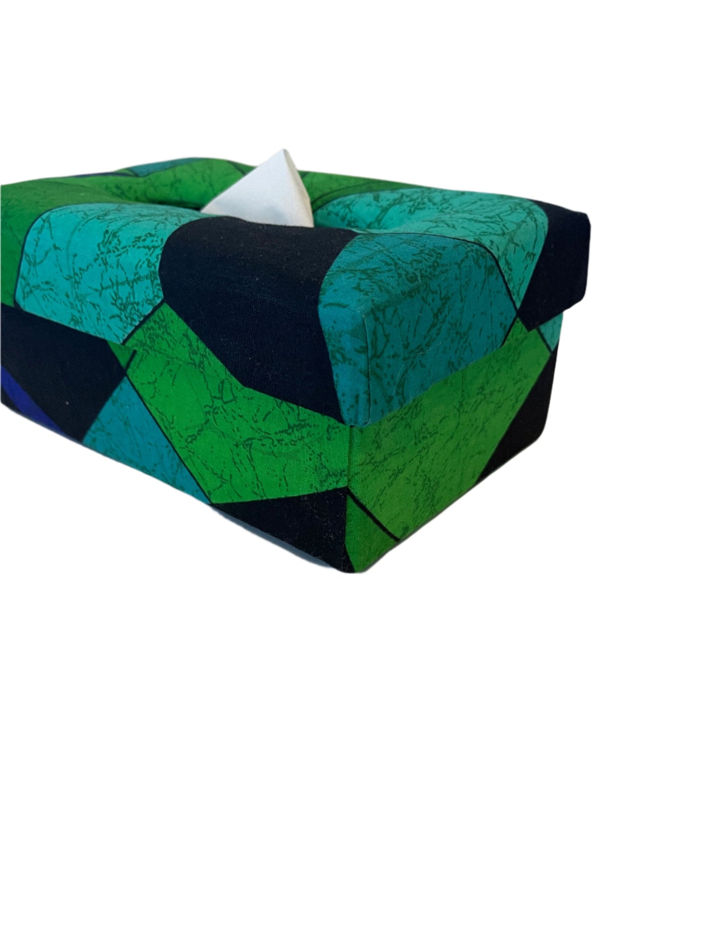 African Print Tissue Box