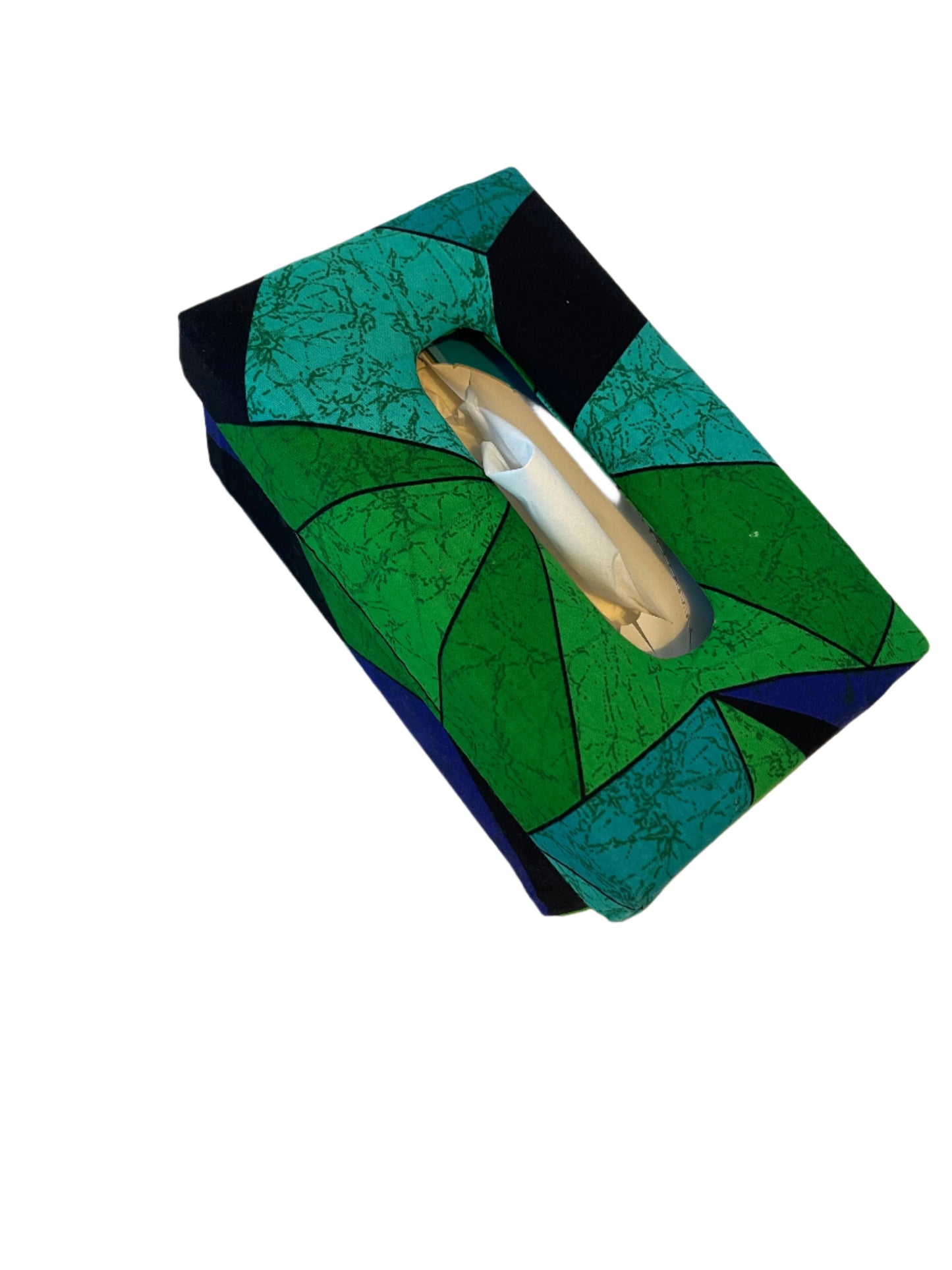 African Print Tissue Box