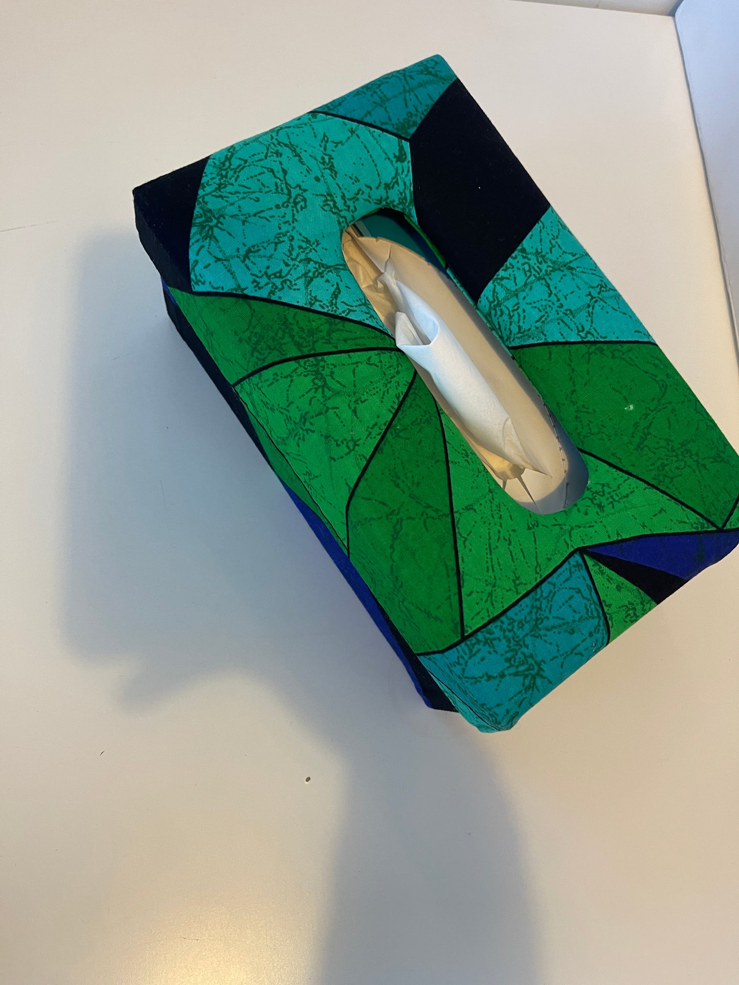 African Print Tissue Box