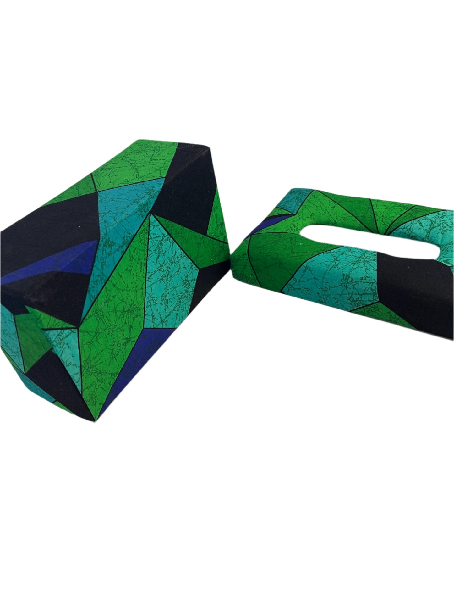 African Print Tissue Box