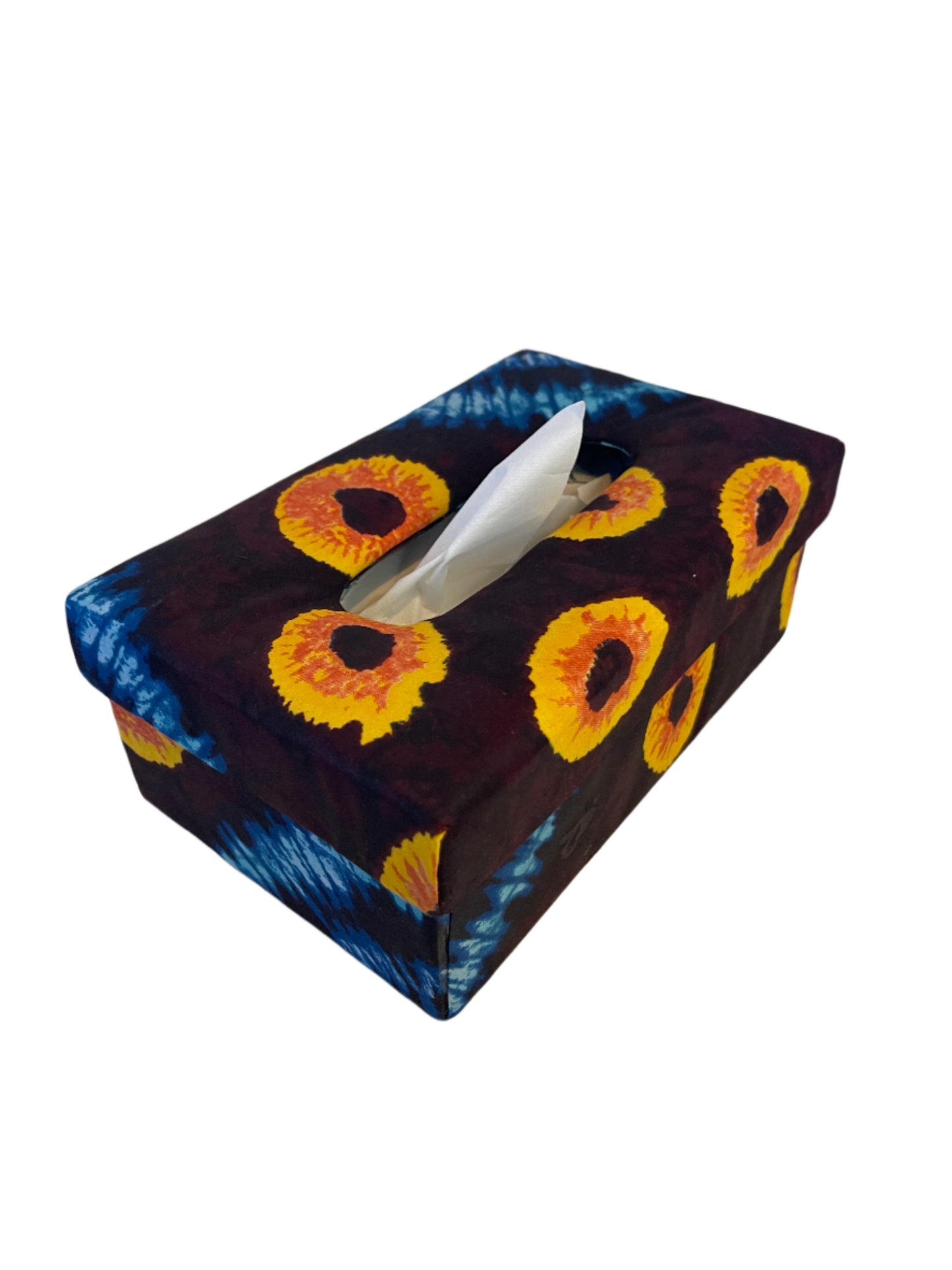 African Print Tissue Box