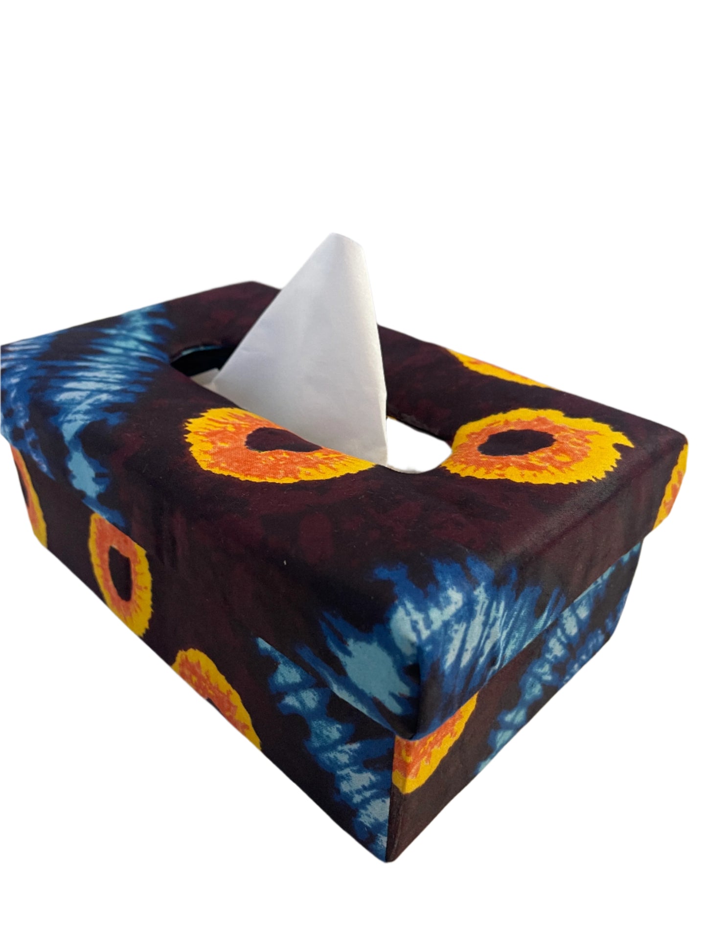 African Print Tissue Box