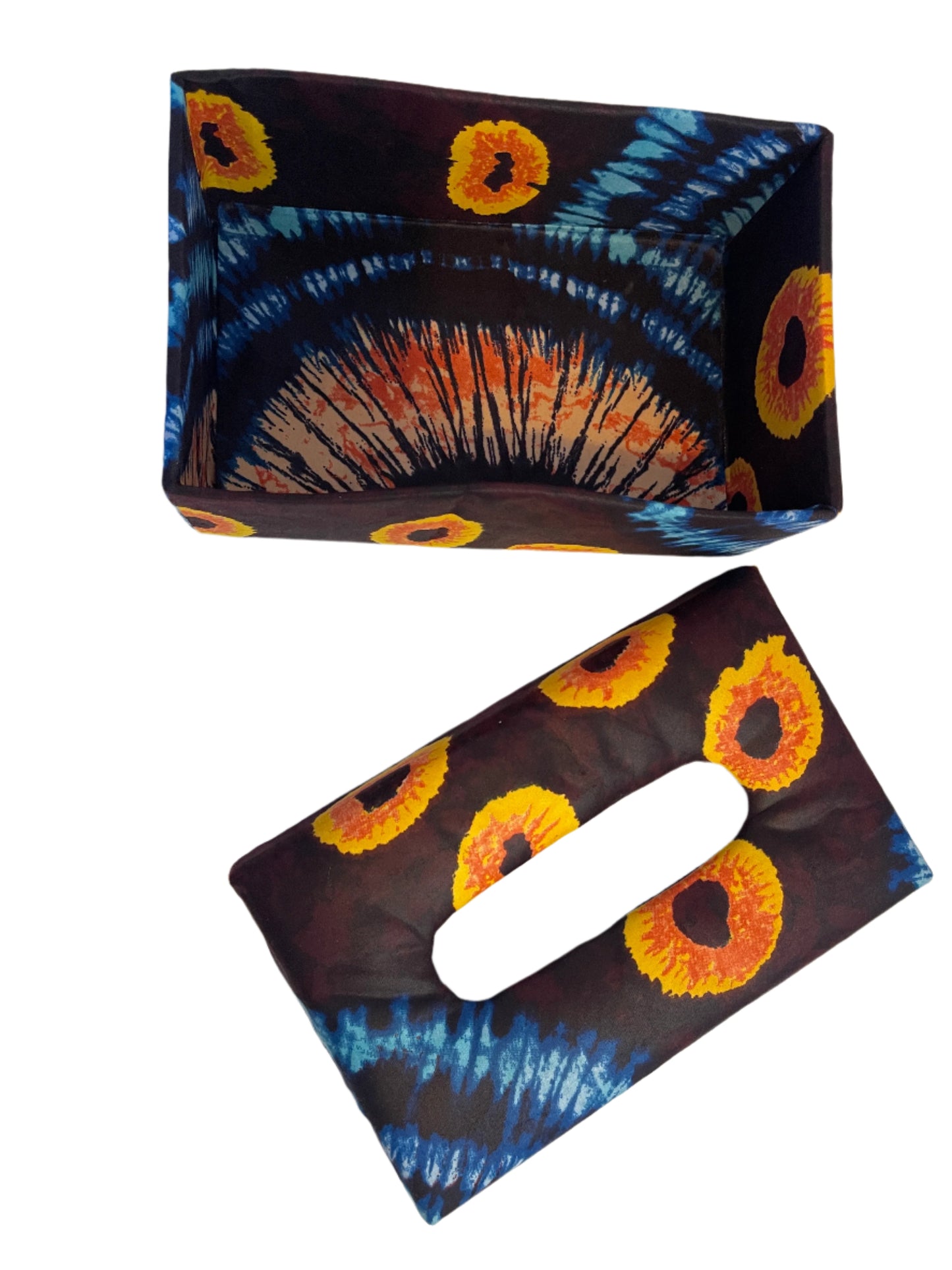 African Print Tissue Box