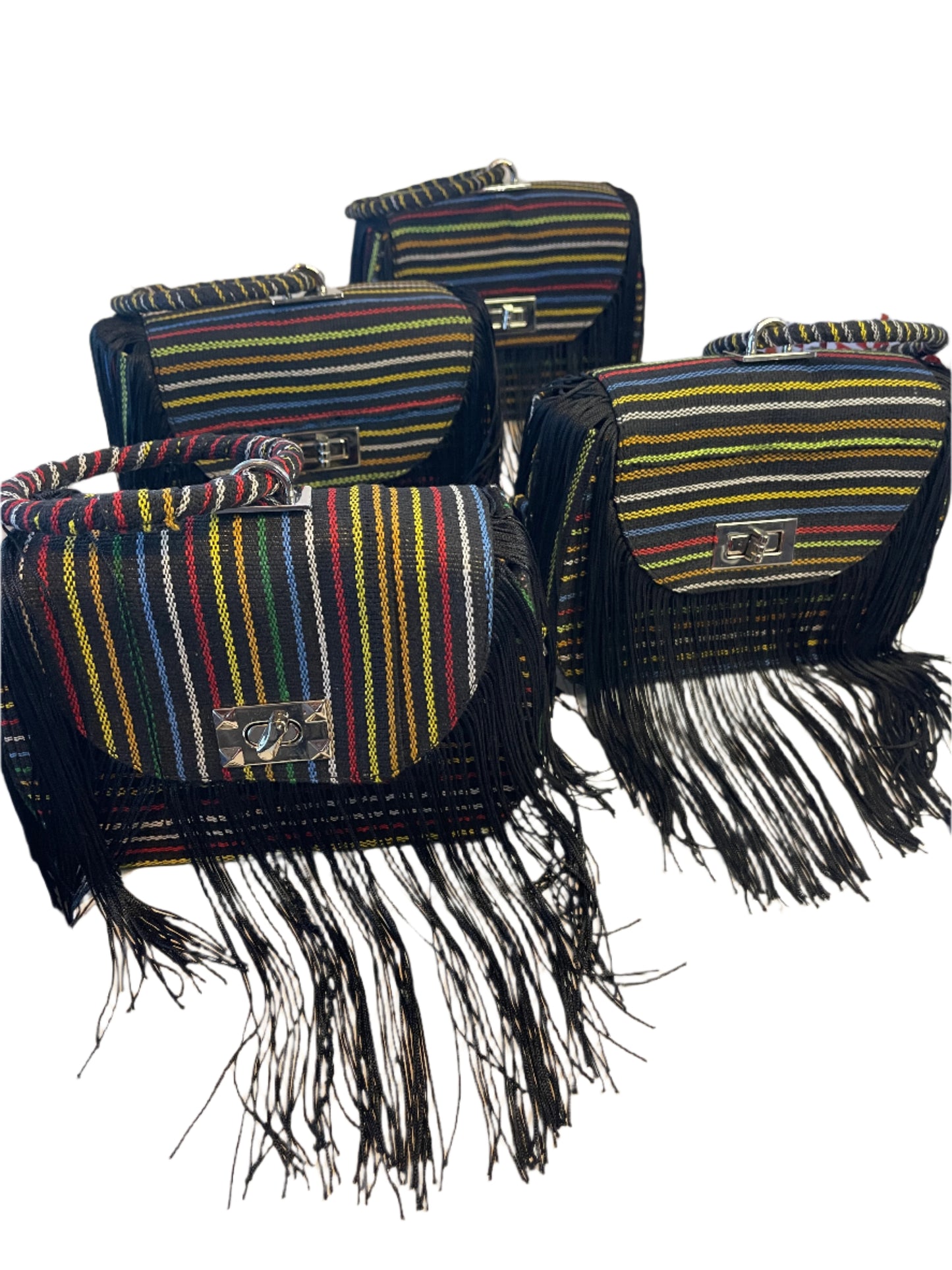 Aso-Oke Fringe bag