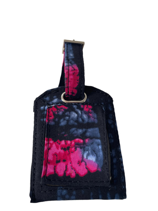 Black & Pink Luggage Tag