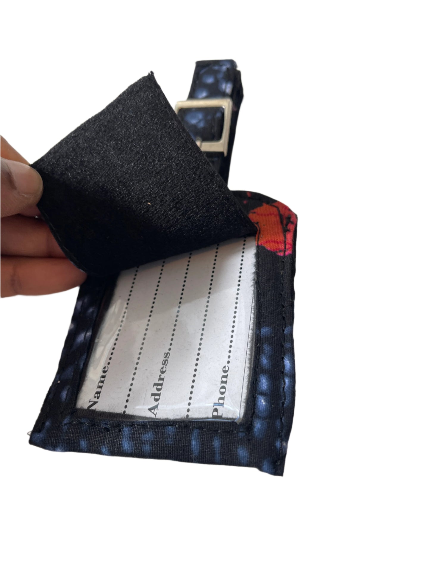Black Luggage Tag