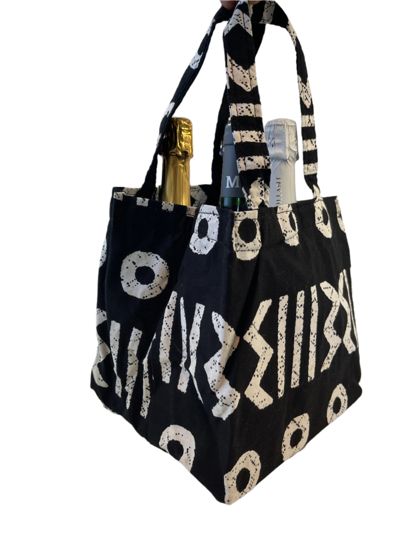 Black Wine Bag for Four Bottles