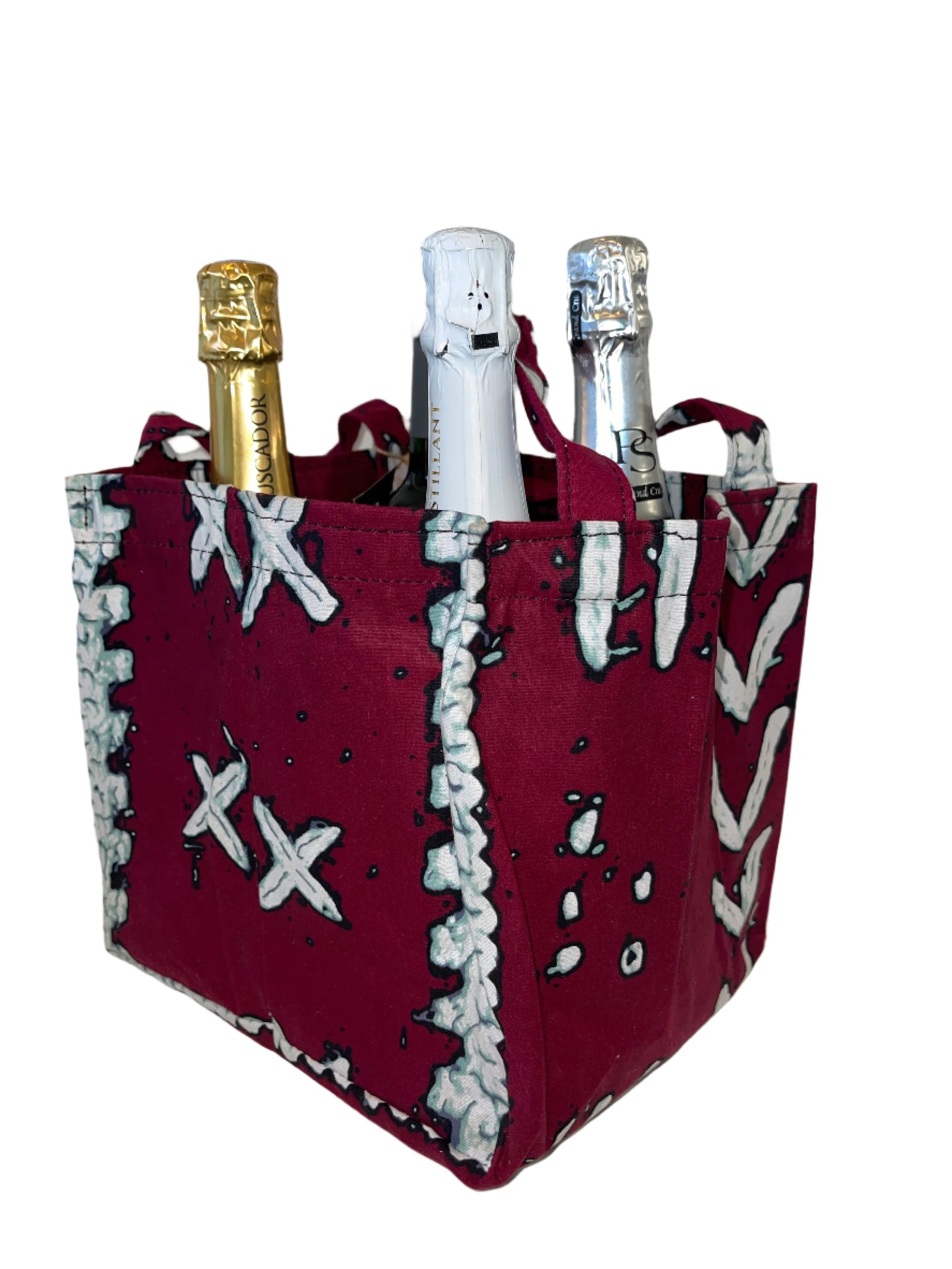 Red Wine Bag for Four Bottles