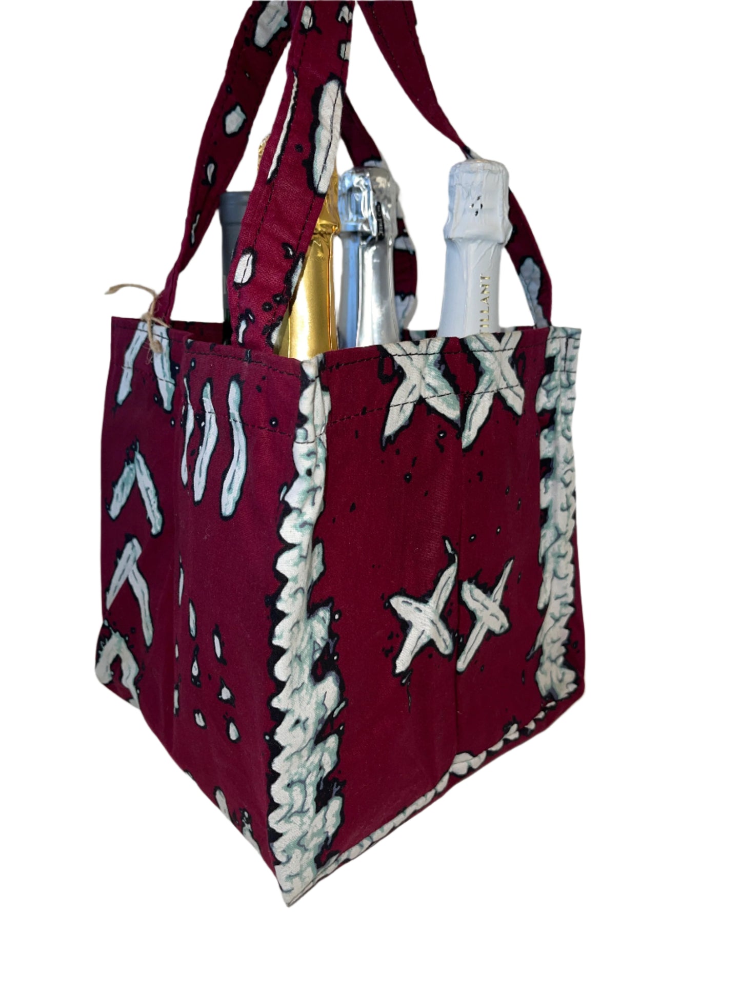 Red Wine Bag for Four Bottles
