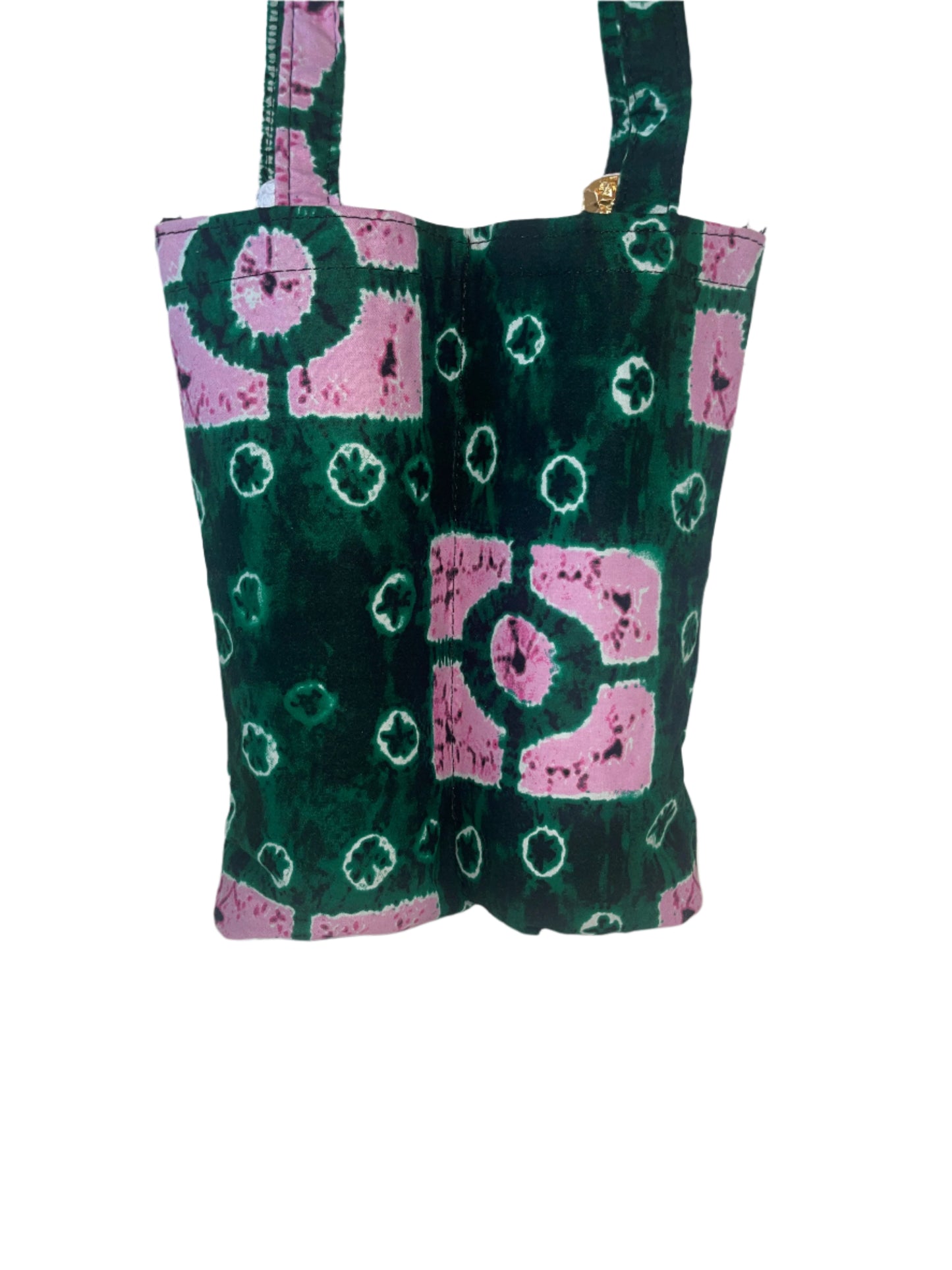 Green Wine Bag for Two Bottles.