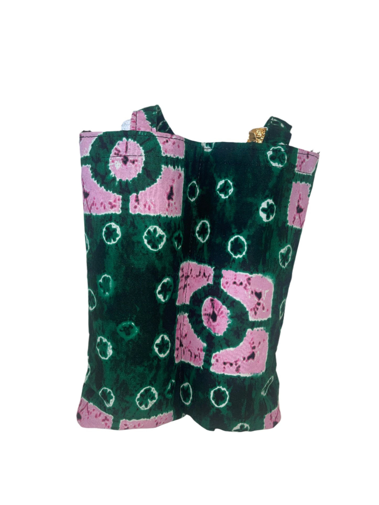 Green Wine Bag for Two Bottles.