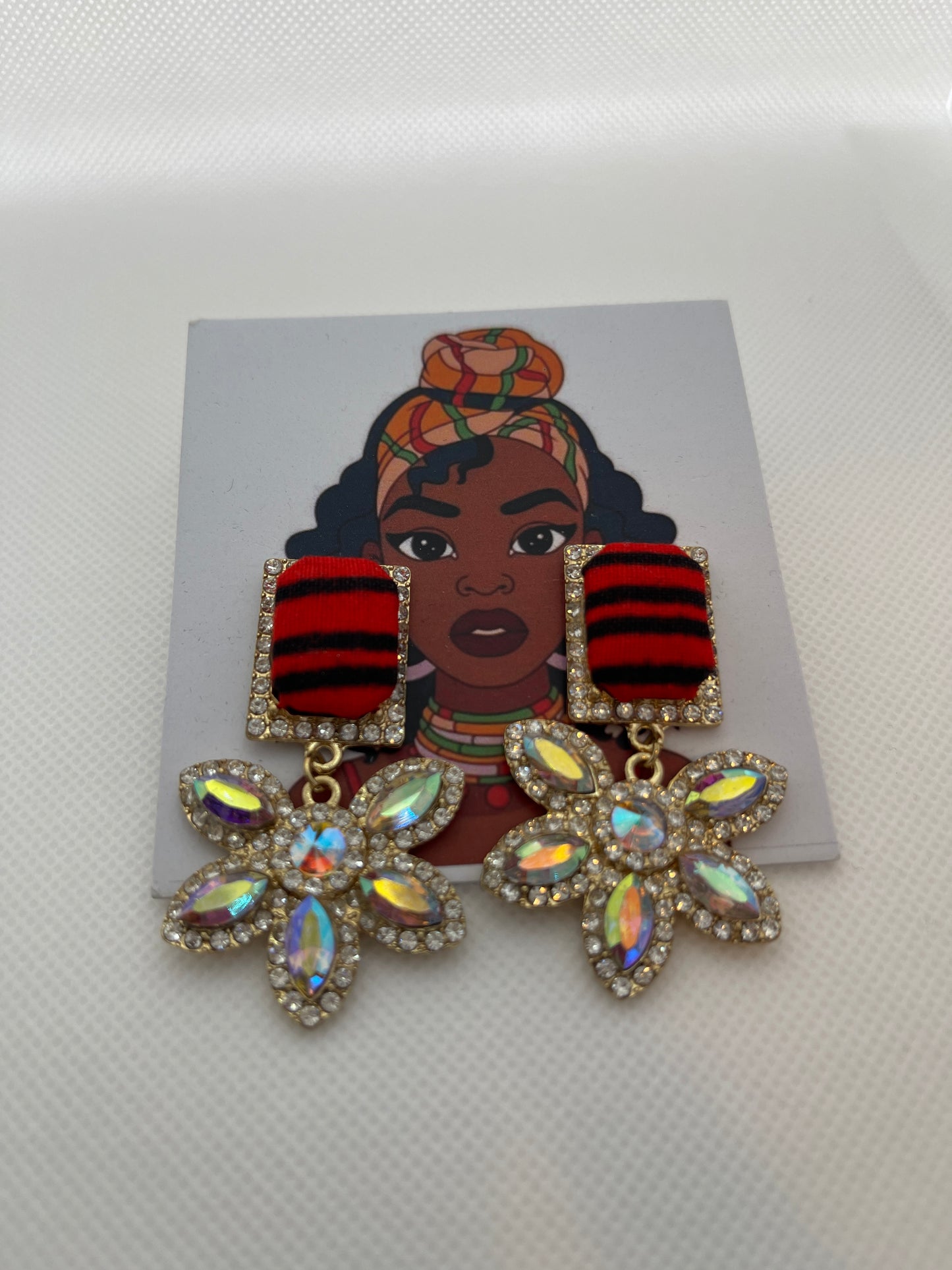 STAR Earring (red)