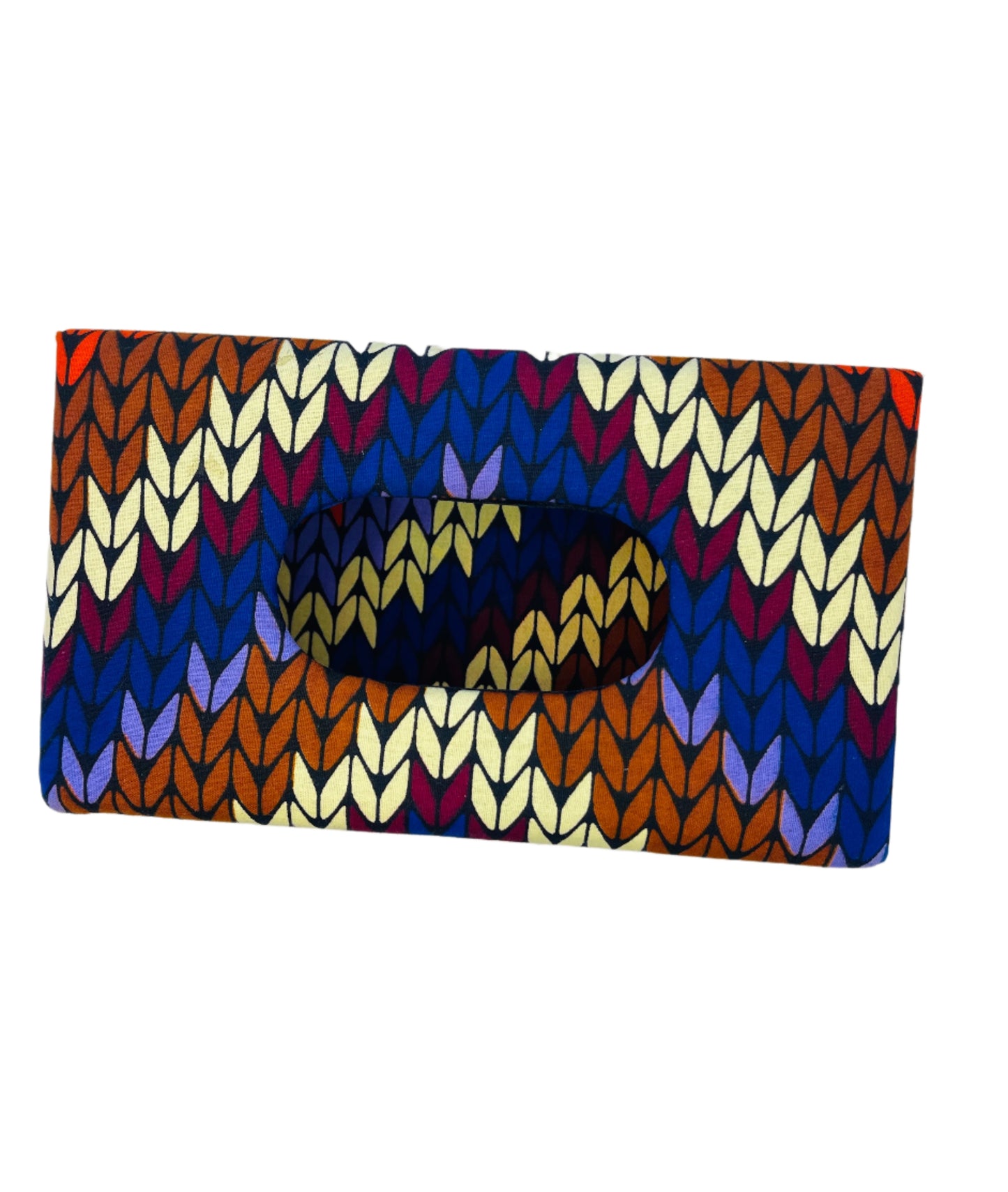 African Print Tissue Box