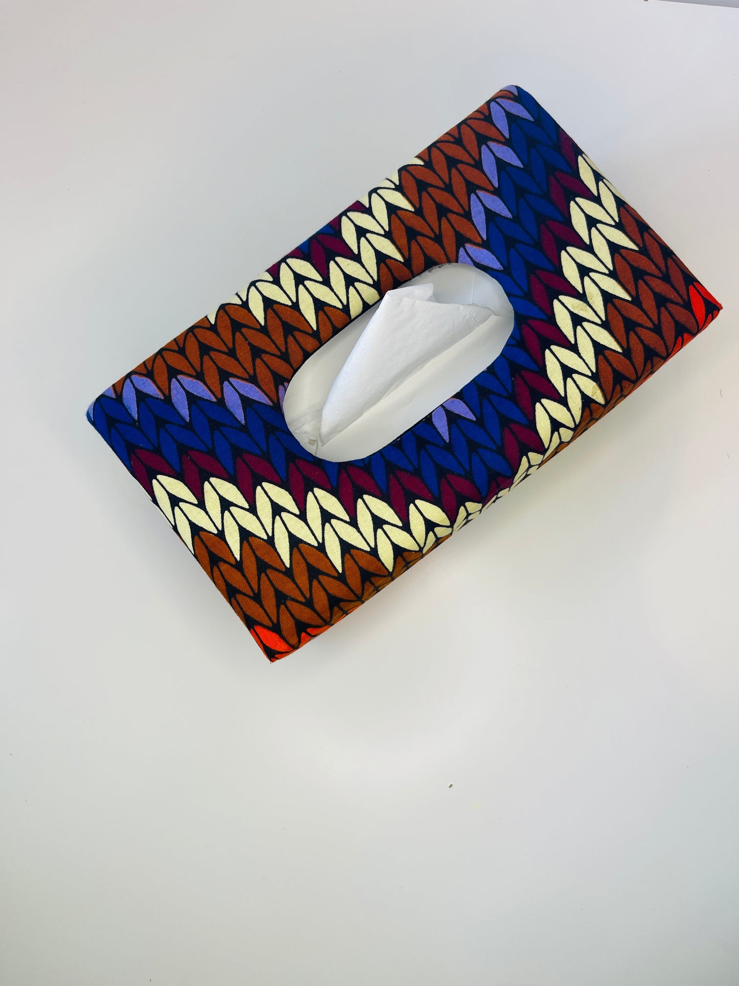 African Print Tissue Box