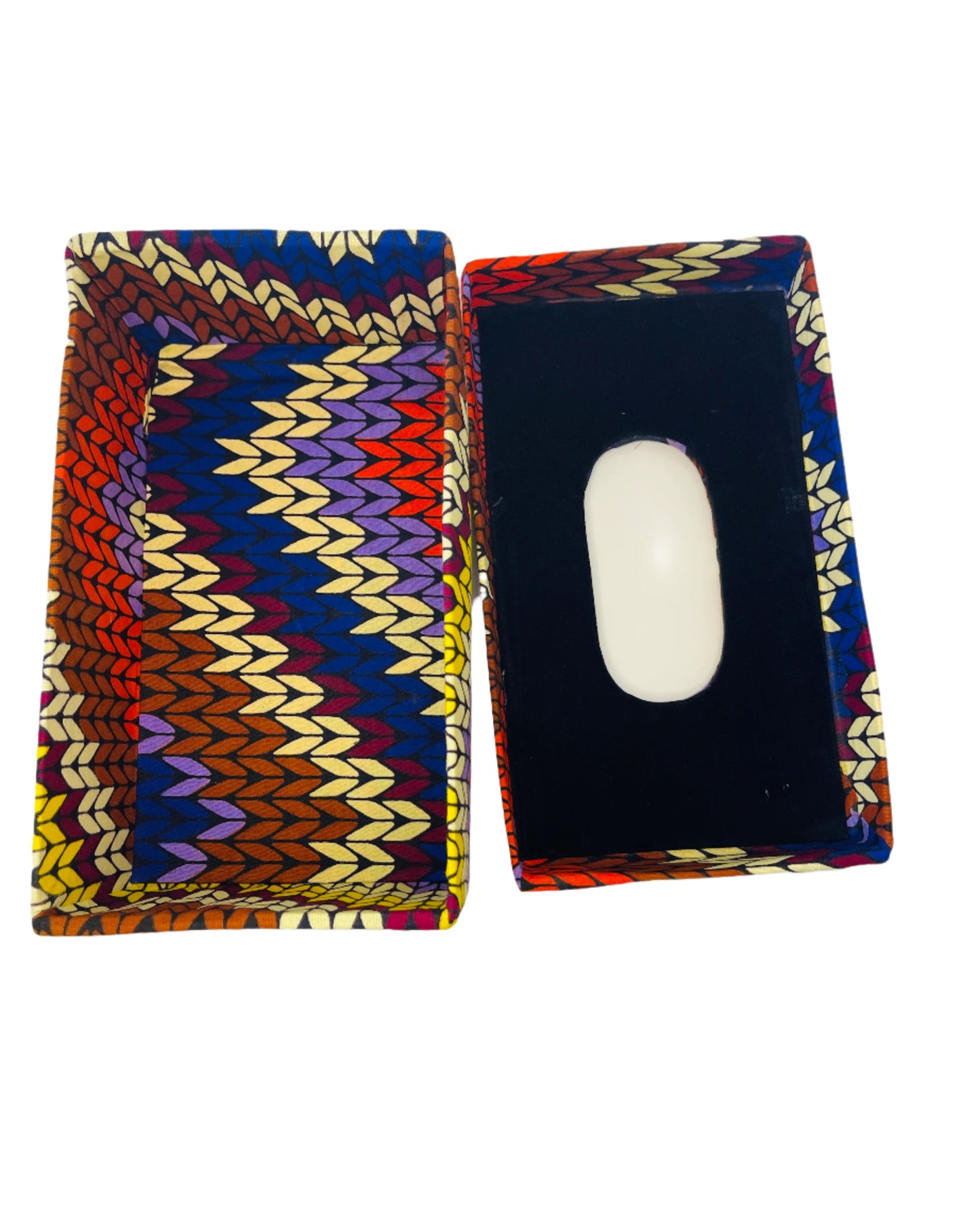 African Print Tissue Box