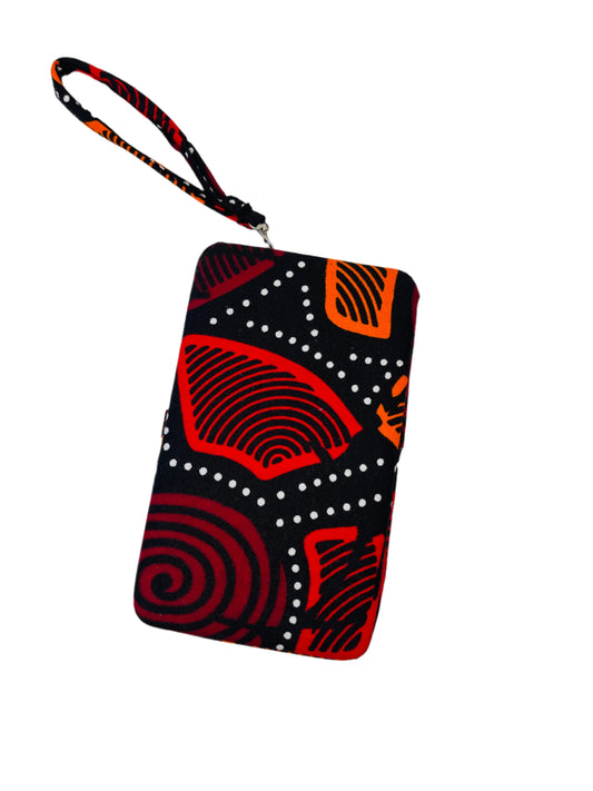 Red & Black female wallet