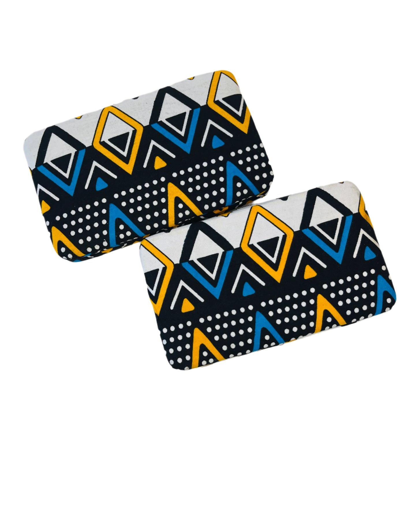 Black, Blue and white female wallet