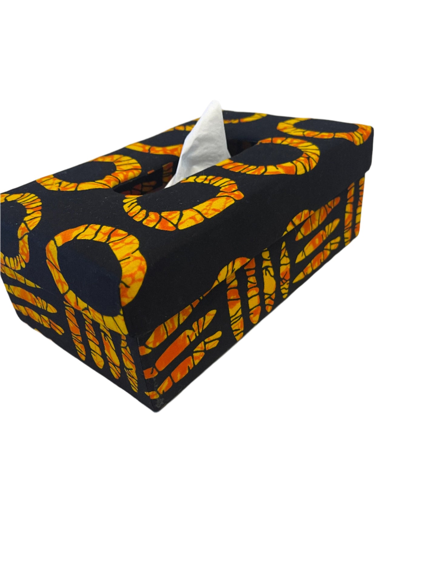 African Print Tissue Box