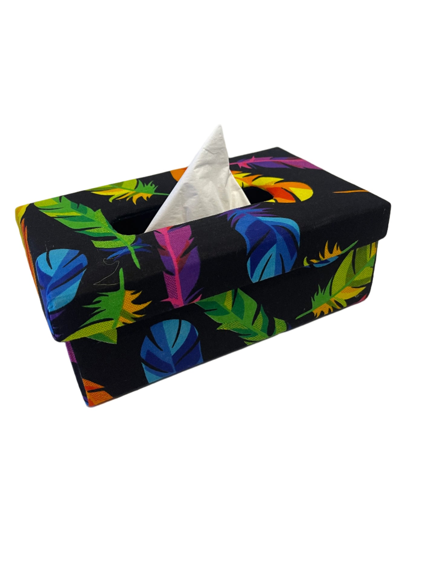 African Print Tissue Box