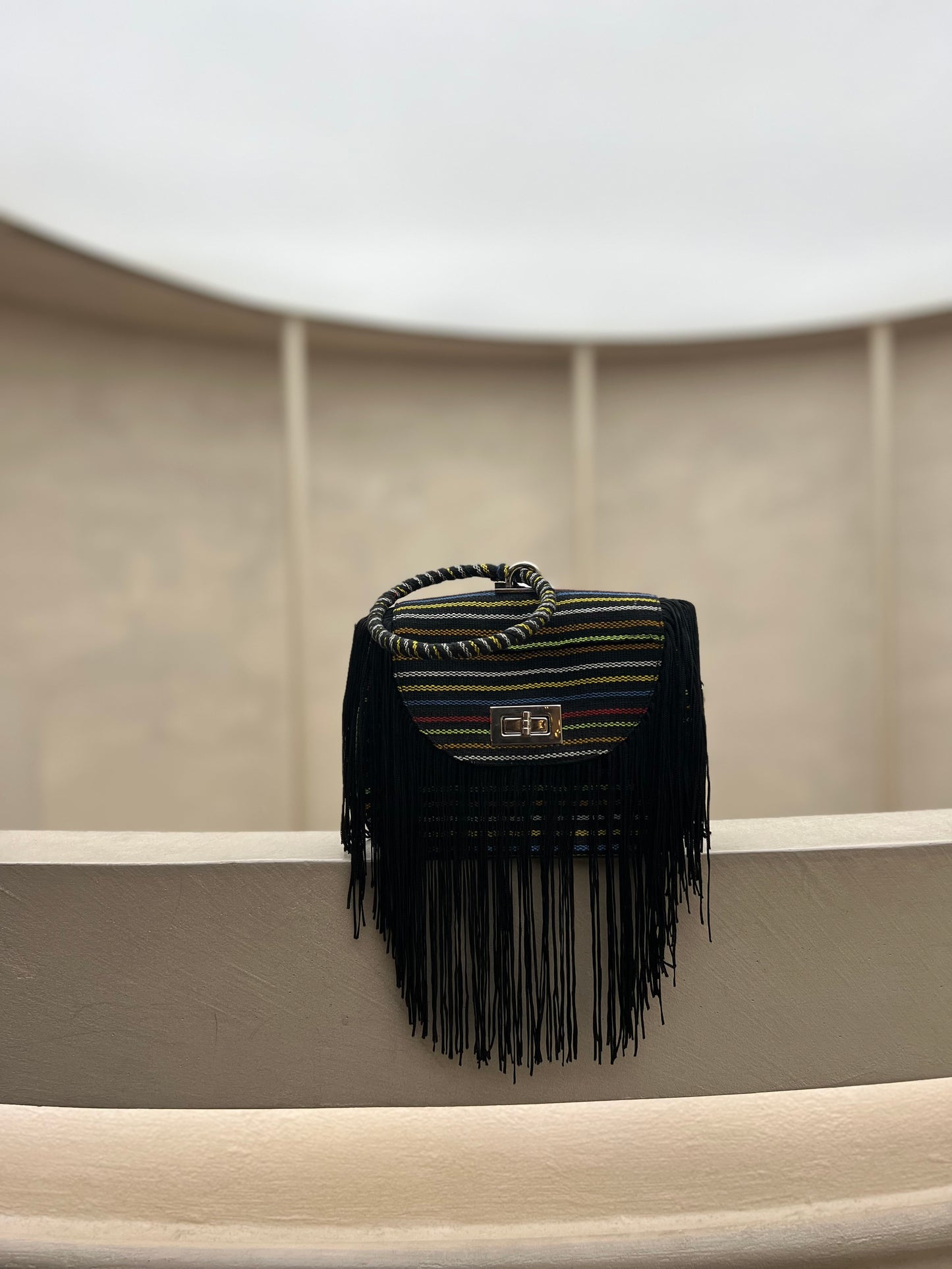Aso-Oke Fringe bag