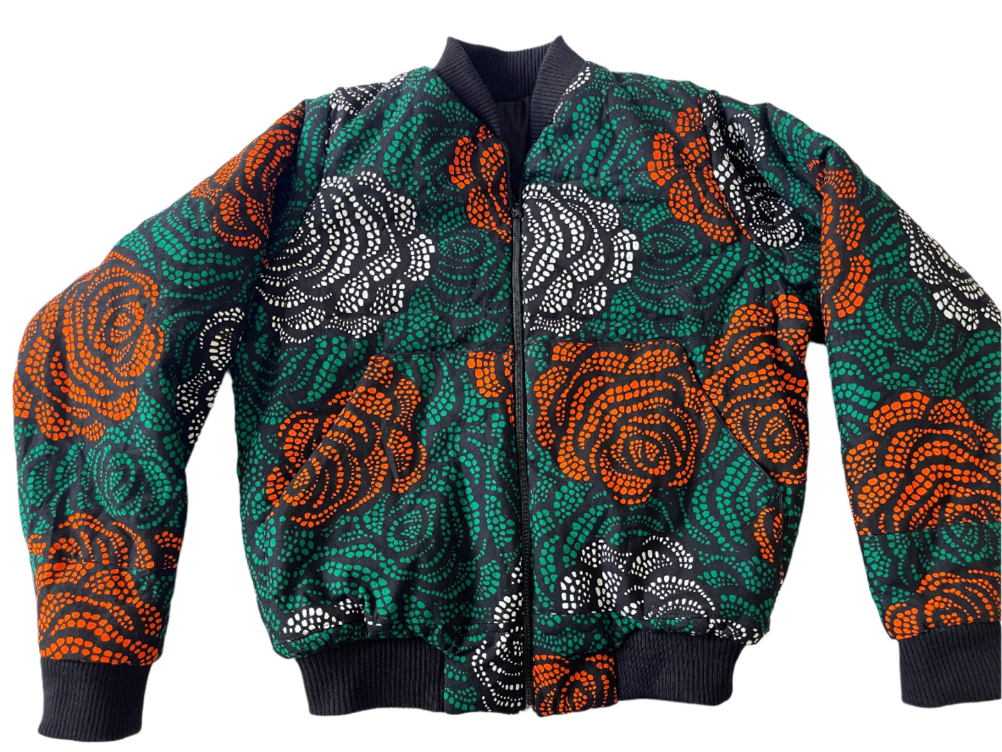 VERDANT BLOOM BUMPER JACKET