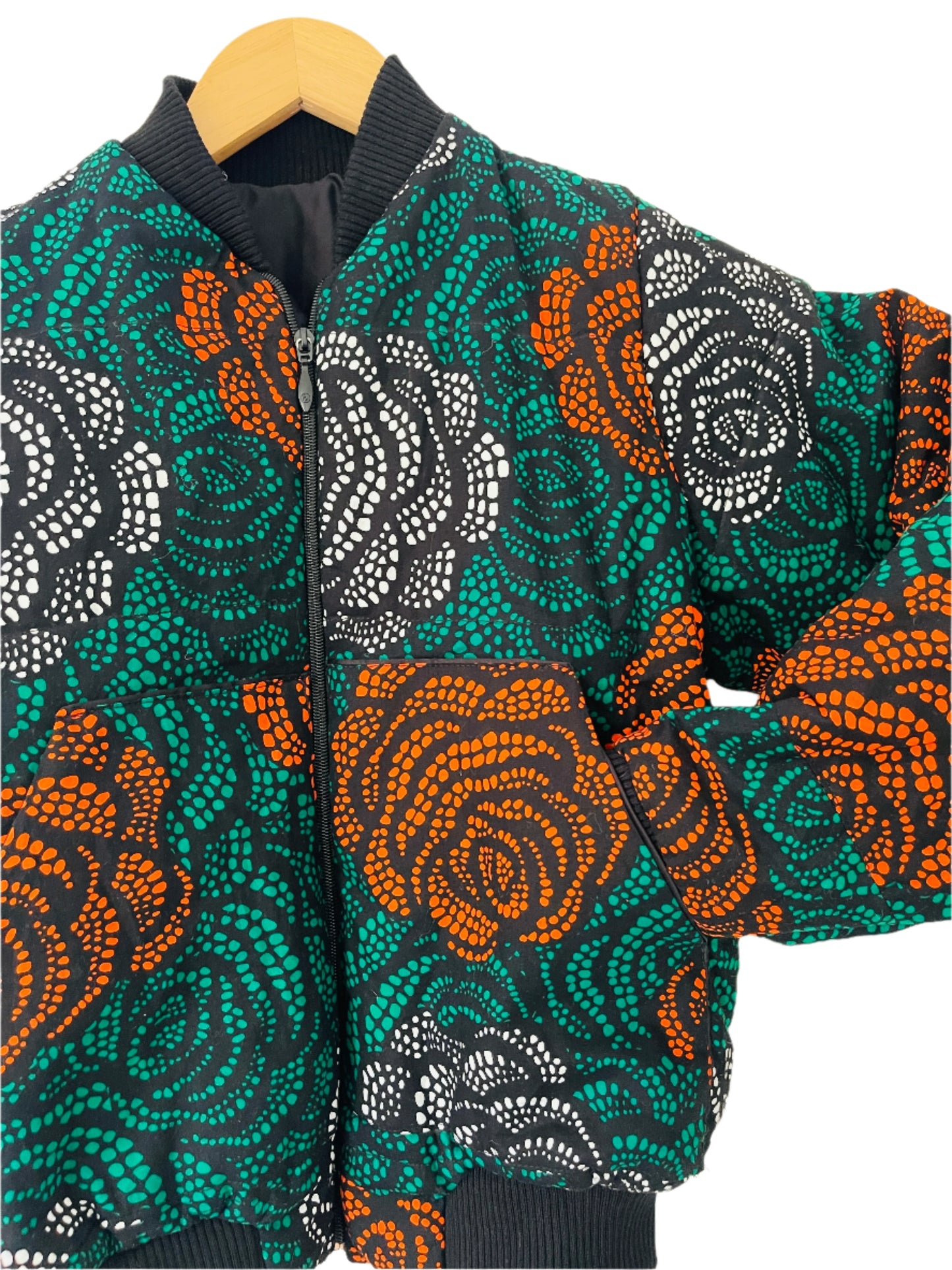 VERDANT BLOOM BUMPER JACKET