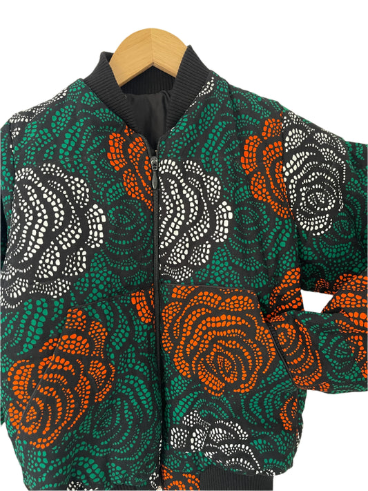 VERDANT BLOOM BUMPER JACKET