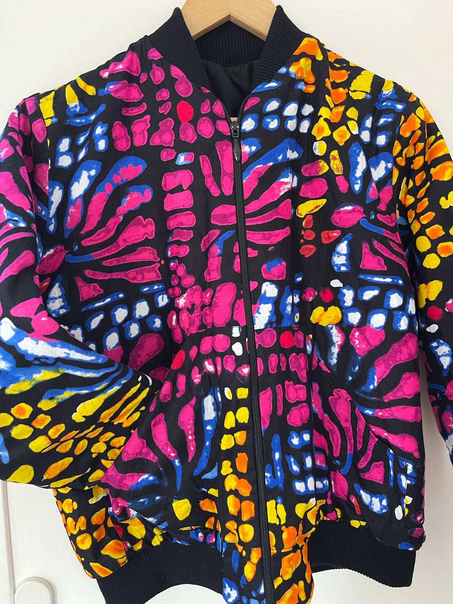 SUNSET BLOOM BUMPER JACKET