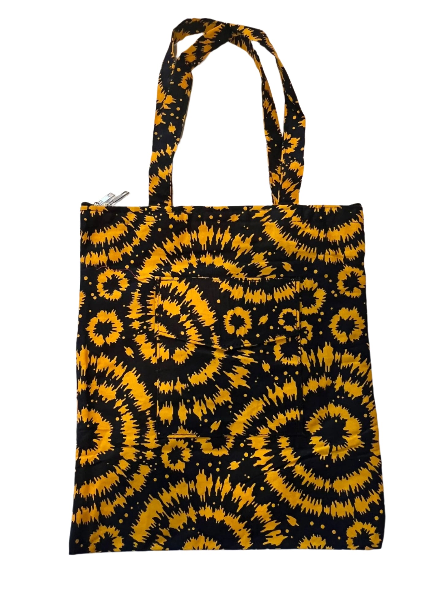 Yellow and Black Tote Bag