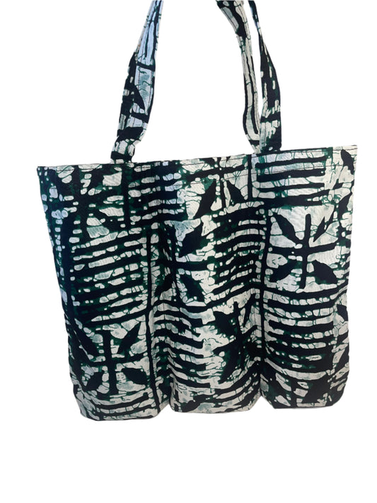 Green Wine Bag for Three Bottles