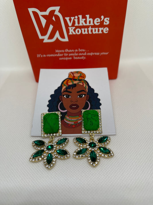 STAR Earring (green)