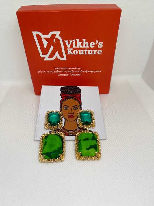 Kaykay Green Earring