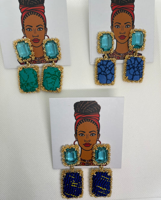 Kaykay Blue Earring