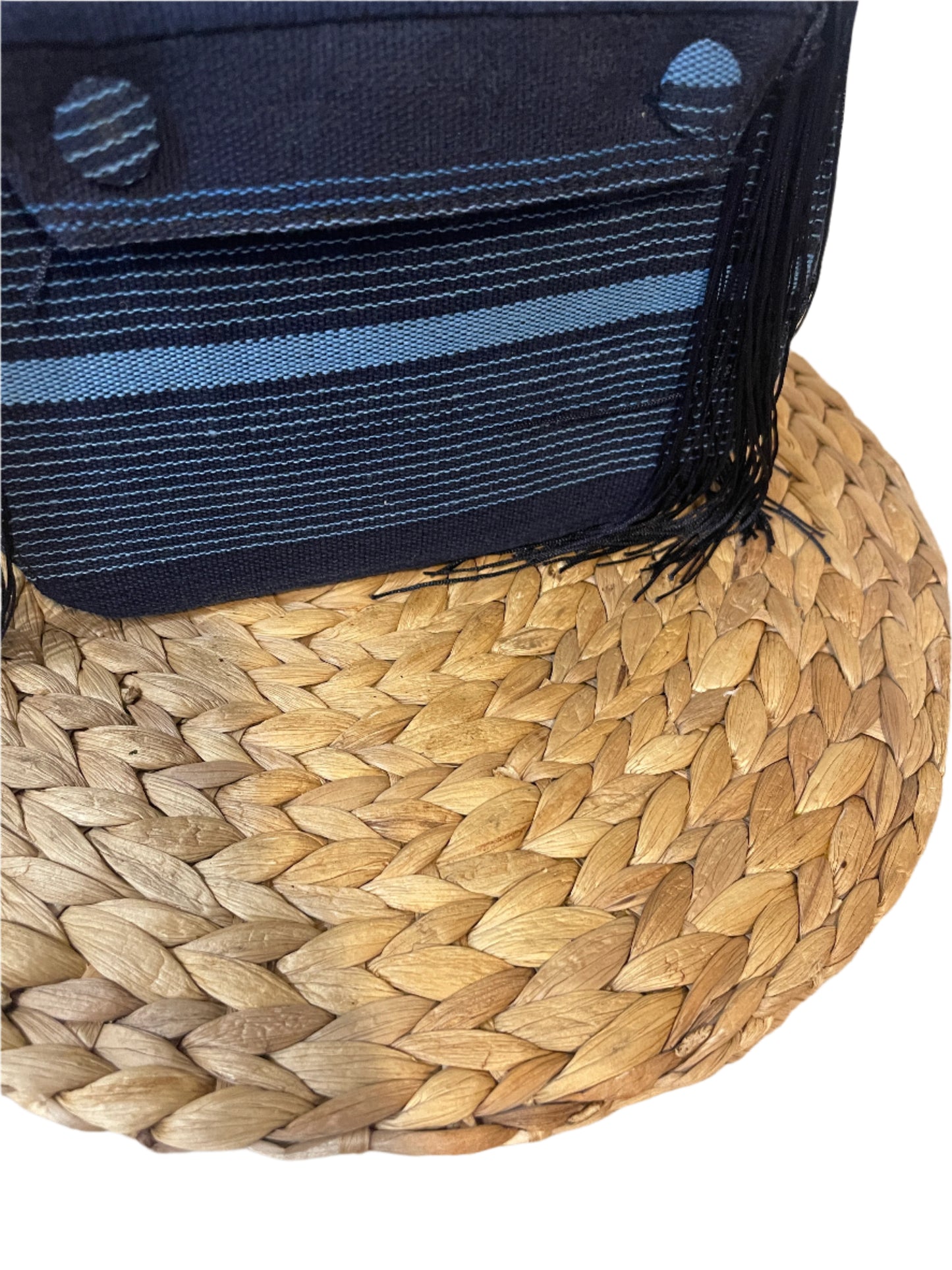 Blue Fringe Bag